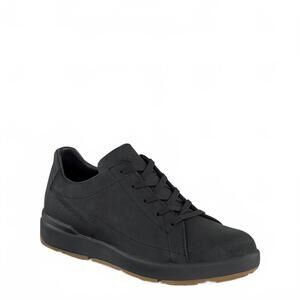 NEW WORX men's nitro work steel toe low-top safety leather shoes in black